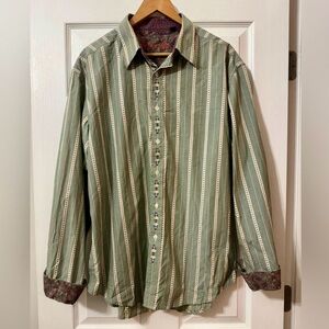 Robert Graham Men's Button Down Shirt Size 2XL